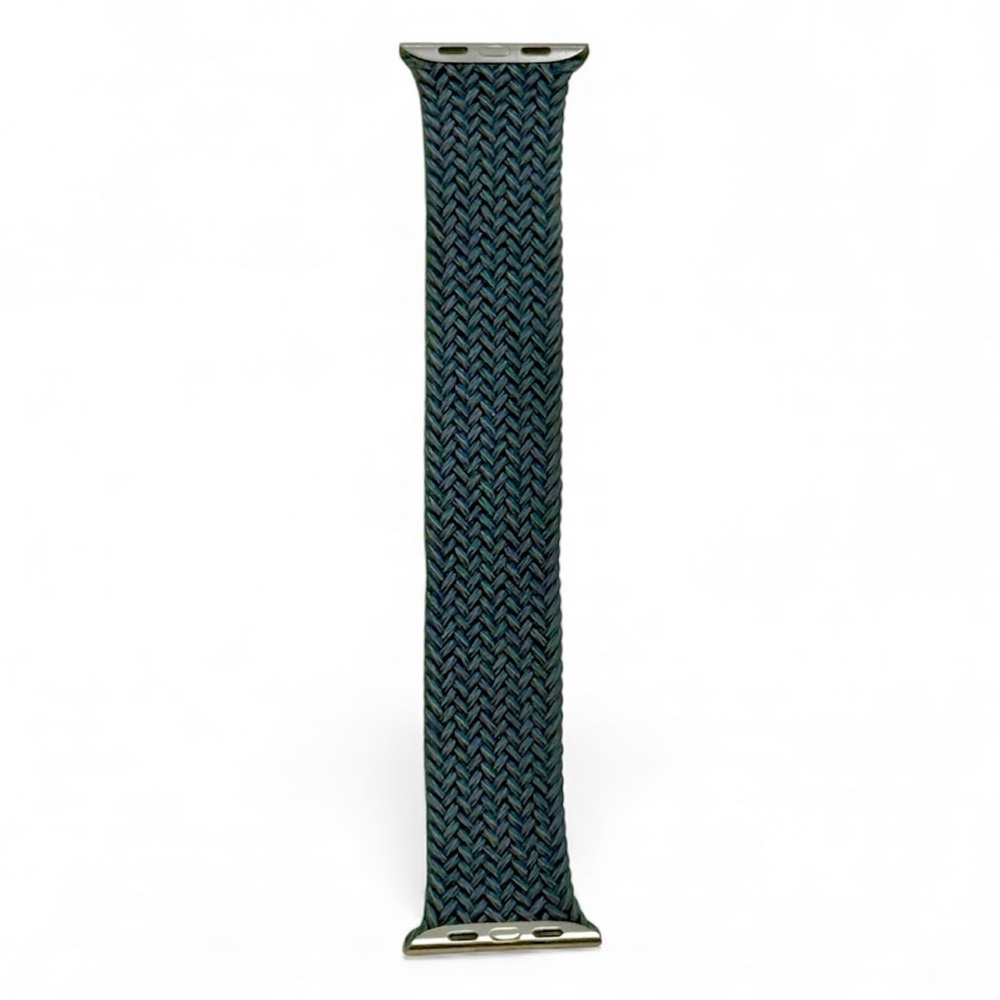 Apple 46mm Braided Solo Loop Lake Green Watch Band Sz 9